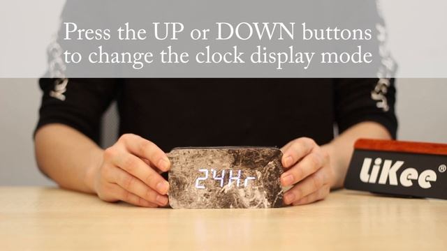 LIKEE Digital Alarm Clock NT32 User Manual-Time Setting смотреть онлайн