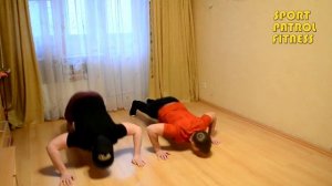 Функциональная тренировка для двоих.Тренировка в домашних условия.