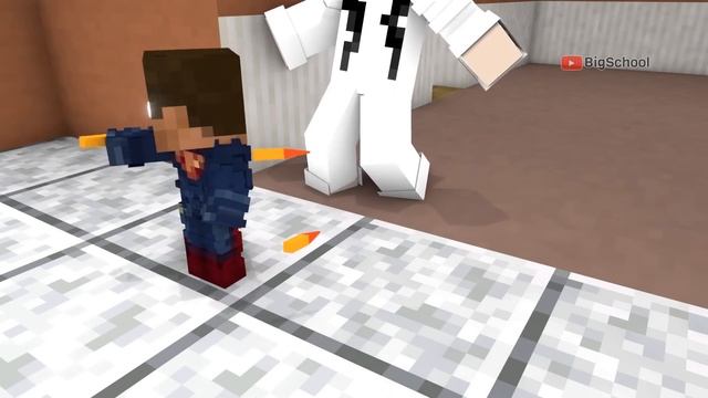 Monster School : Baby Herobrine is Superman - Minecraft Animation смотреть онлайн