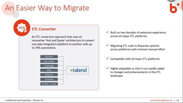 Webinar - Modernizing Data Integration with Talend + Bitwise смотреть онлайн