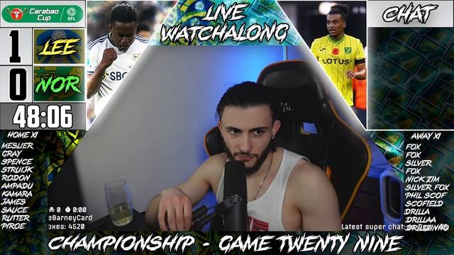 Leeds 1-0 Norwich - Live Match & Watchalong - goals, highlights & reactions! смотреть онлайн