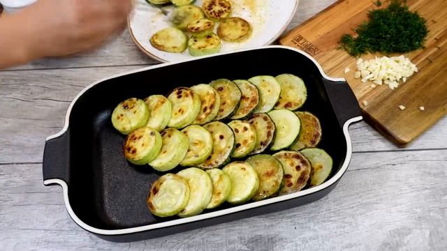 Гратен из кабачков. Неделю уже готовлю - и всё равно едим с удовольствием (даже смотреть онлайн