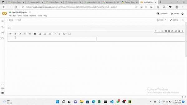 How to use Google Colab, download pycharm and Visual Studio Code