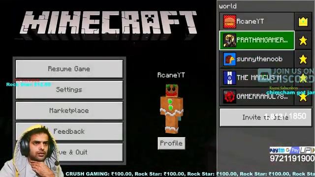 ?MINECRAFT PE LIVE | VIEWERS GAMEPLAY | WITH SUBSCRIBERS |#LIVE #CUSTOM #AMONGUS #JOINDISCORD #fun смотреть онлайн