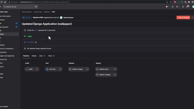 GitLab CI/CD Pipeline - Django Application Demo смотреть онлайн