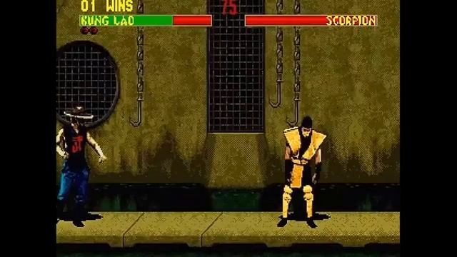 Sega Mega Drive 2 (Smd) 16-bit Mortal Kombat 2 All Babality and Friendship