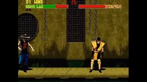 Sega Mega Drive 2 (Smd) 16-bit Mortal Kombat 2 All Babality and Friendship