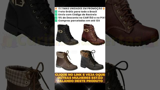 Bota Coturno Feminino смотреть онлайн