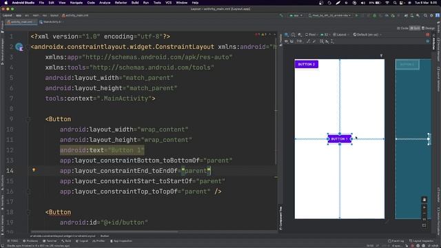 Tutorial Layout Android - Tutorial Constraint Layout Basic 1 смотреть онлайн