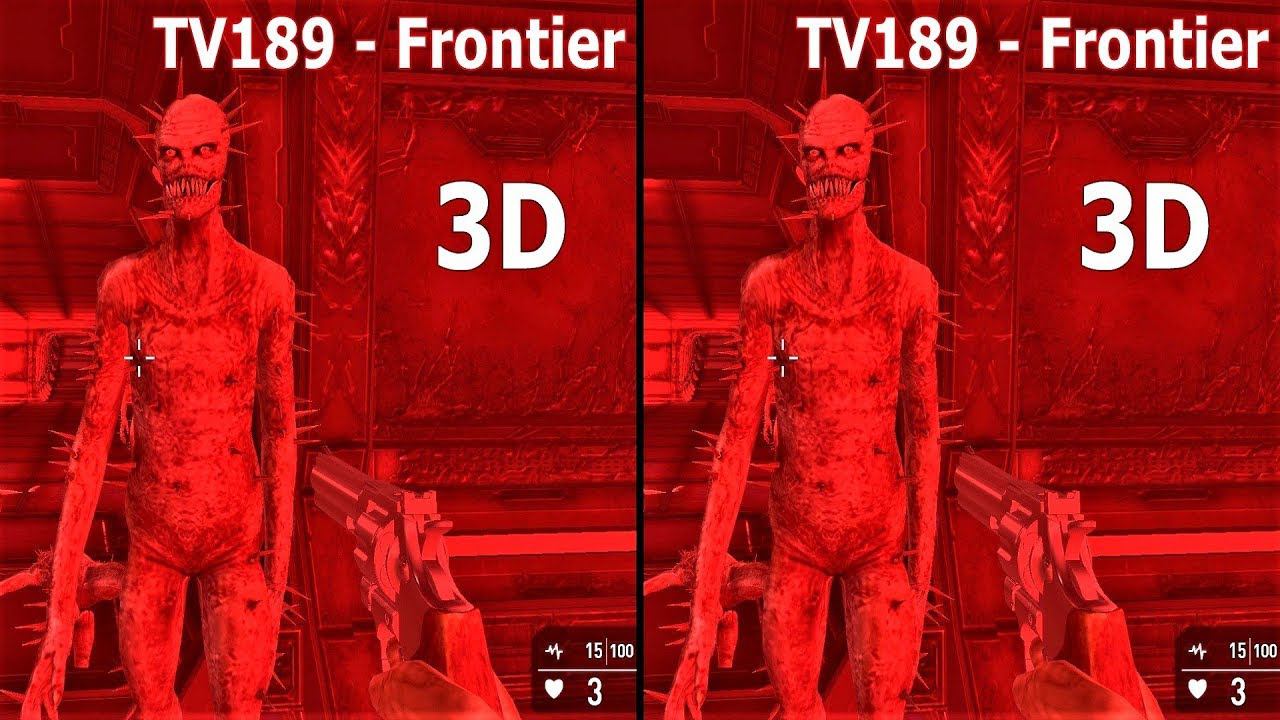 TV189   Frontier 3D  Horror Video  3D  SBS VR Box Google Cardboard