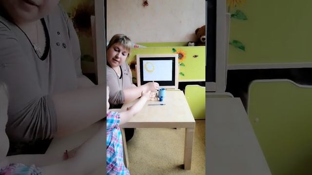 Рисование "Солнышко и тучка" смотреть онлайн