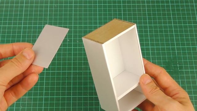 DIY mini fridge for a dollhouse (with measurements) смотреть онлайн