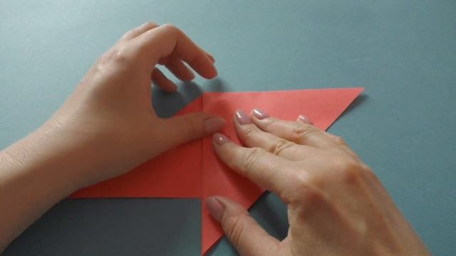 Звезда. Как сделать звездочку из бумаги своими руками. Оригами без клея и ножниц. смотреть онлайн