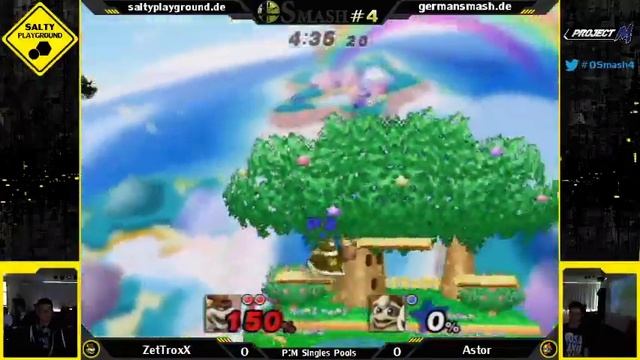 OSmash#4 - ZetTroxX (Bowser) Vs Astor (DDD) - P:M Singles Pools