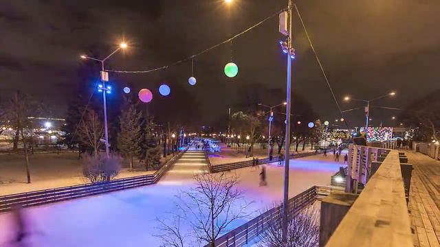Каток в парке Горького смотреть онлайн
