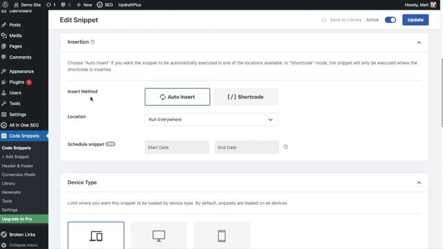How To Use The WPCode Snippet Library in AIOSEO смотреть онлайн