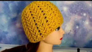 ШАПОЧКА ,,Весенний каприз,, крючком. Шапочка для начинающих. (720p)