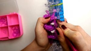 СЛОН из резинок 3D ELEPHANT Rainbow loom bands tutorial for kids DIY
