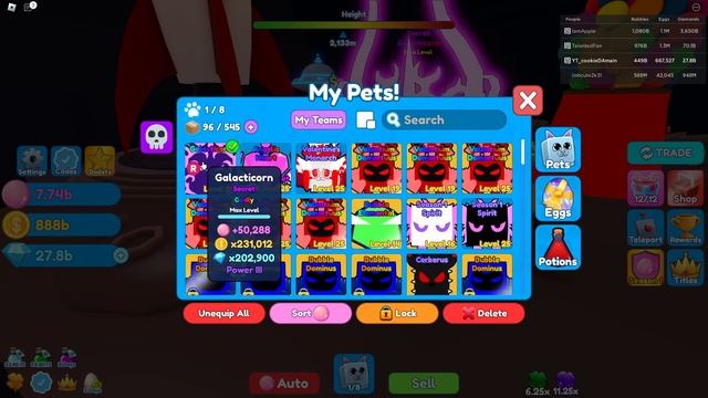 I TRADED For The *NEW* GALACTICORN Secret Pet! ?BEST Pet In GAME! (Roblox Bubble Gum Clicker) смотреть онлайн