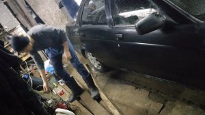 Конкретный гараж, апельсиновая корка, полировка, убираем косяки, преображение приоры