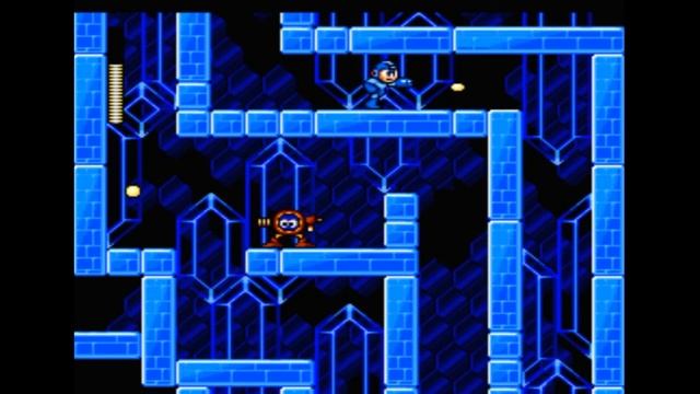 Sega Mega Drive 2 (Smd) 16-bit MegaMan (RockMan) 2 part FlashMan stage