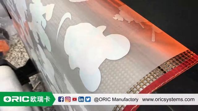 #ORIC欧瑞卡 New power shaker machine with belt system，it can be cut after drying while printing . Effi смотреть онлайн