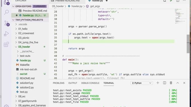 Tiny Python Projects: Ch 5 Pt 6 (Solution 2) смотреть онлайн