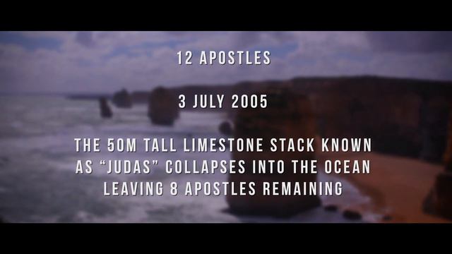 Great Ocean Road, 12 Apostles, Before and After Collapse смотреть онлайн