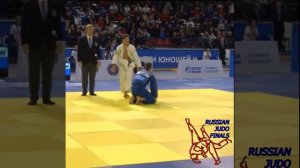 Краснодарец Арбузов Тимур, в схватке за бронзу Первенства России по дзюдо до 18 лет, 2019г