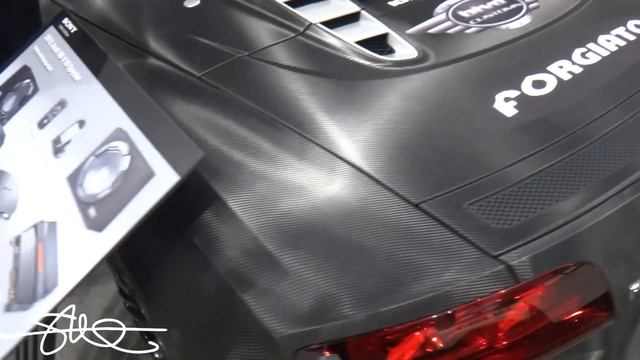 Carbon Fiber Wrapped Sony Audi R8 V10 Spider - CES 2012 смотреть онлайн