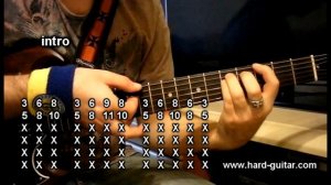 Deep Purple Smoke On The Water Guitar Lesson (how to play tutorial with tabs and lyrics)