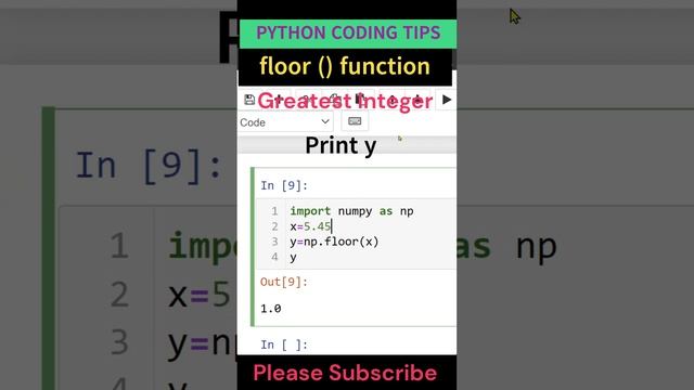 PYTHON TIPS & TRICKS |PYTHON NUMPY| #coding #maths | PYTHON FOR MATHS смотреть онлайн