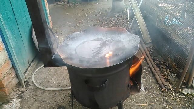 Первое блюдо на сковороде САДЖ из бороны. смотреть онлайн
