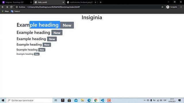 ✅✅ Insignia - #05 - Curso Completo de BOOTSTRAP 2021 ?? Versión v5 - Componentes ?? смотреть онлайн