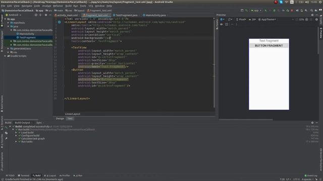 Using Interface CallBack Activity from fragment смотреть онлайн