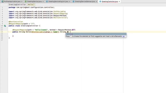 Working with Spring Profiles and Spring Configuration смотреть онлайн