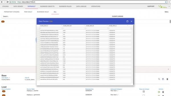 Datavault Builder creating a Data Vault Link