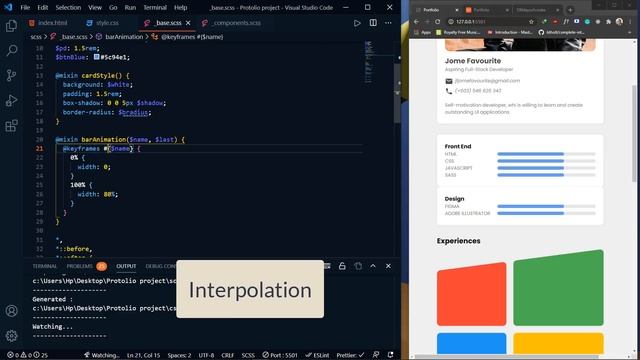 Build a Responsive Portfolio Website Part 3 | Layout Structure смотреть онлайн