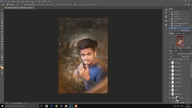 Gamer Movie Poster Editing // Photoshop Manipulation (BY SM EDITZ) смотреть онлайн