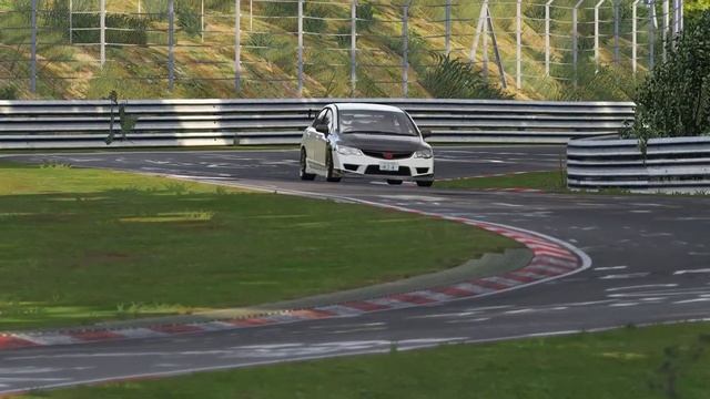 Assetto Corsa Civic FD2R смотреть онлайн