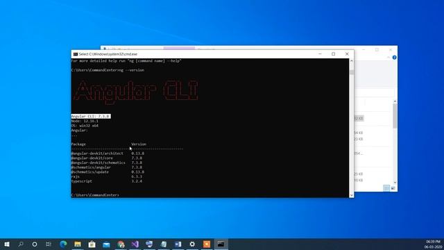 Angular 7 Lesson 1 Getting started with angular in windows 10 смотреть онлайн