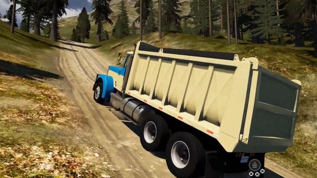 BeamNG Drive - Dump Truck on the Altitude Map Part 3 смотреть онлайн