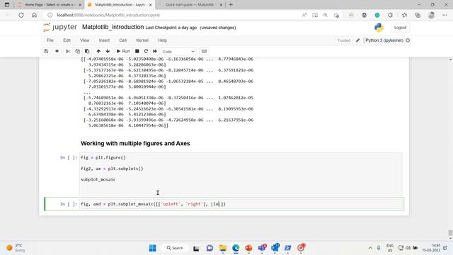 24 working with multiple figures and axes смотреть онлайн