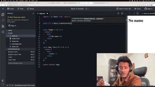 Use context hook in react | ithinktechnologies #react #reactbasics #reactjs смотреть онлайн