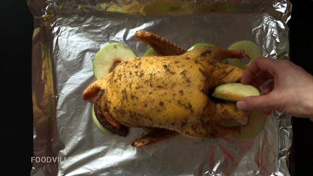 Как приготовить СОЧНУЮ УТКУ с ЯБЛОКАМИ [и с АПЕЛЬСИНОВЫМ СОУСОМ]. Утка в духовке на праздничный сто смотреть онлайн