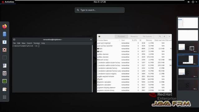 How to switch between workspaces in RHEL 8 смотреть онлайн