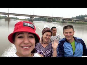 Узбекистан. Рыбалка. Поймала змееголова. Река Сырдарья. Отличный Улов. Блюда из рыбы. Кишлак.mp4