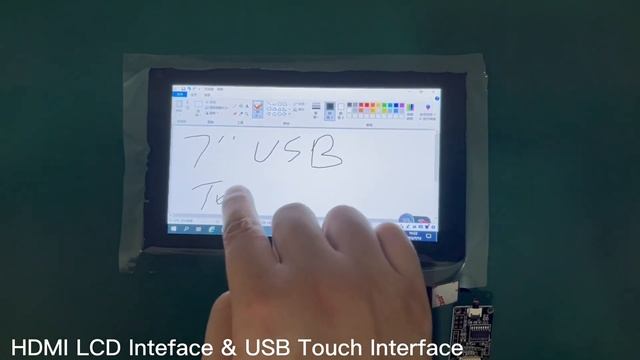 7 Inch High Brightness Sunlight Readable 1024x600 OCA Bonding Capacitive Touch LCD Display