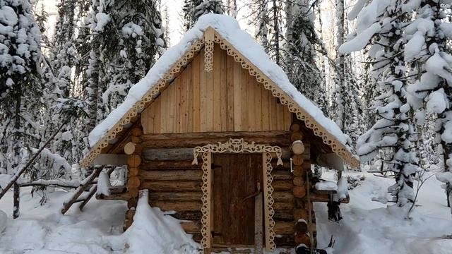 Навестил в лесу избушку. Лоси вытоптали всю буранку. смотреть онлайн