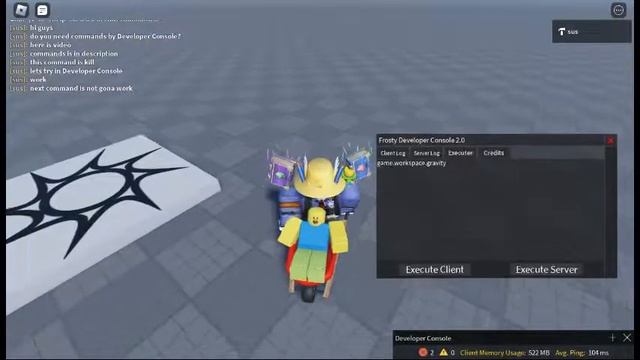 commands by Developer console roblox смотреть онлайн
